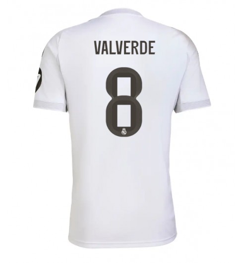 Real Madrid Federico Valverde #8 Domácí Dres 2025-26 Krátký Rukáv Real Madrid Federico Valverde #8 Domácí Dres 2025-26 Krátký Rukáv